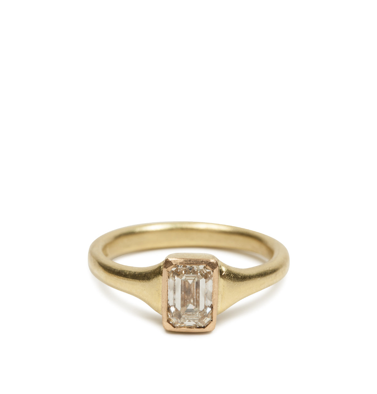 Emerald Cut Diamant Ring